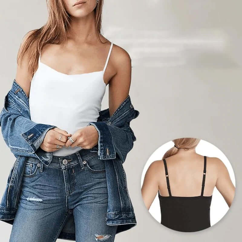 CasualChic™ top with built-in bra