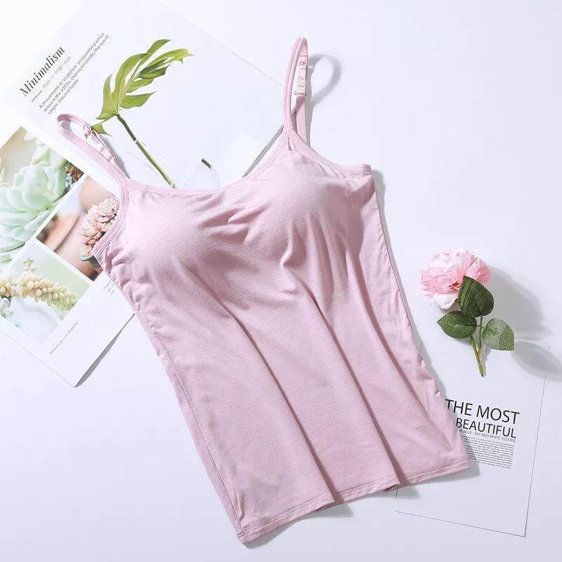 CasualChic™ top with built-in bra