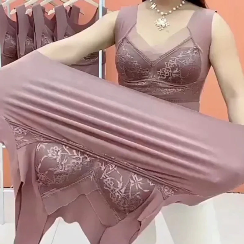 Jade Laurent™️ 2-in-1 Insulated Sleeveless Top with Built-in Bra