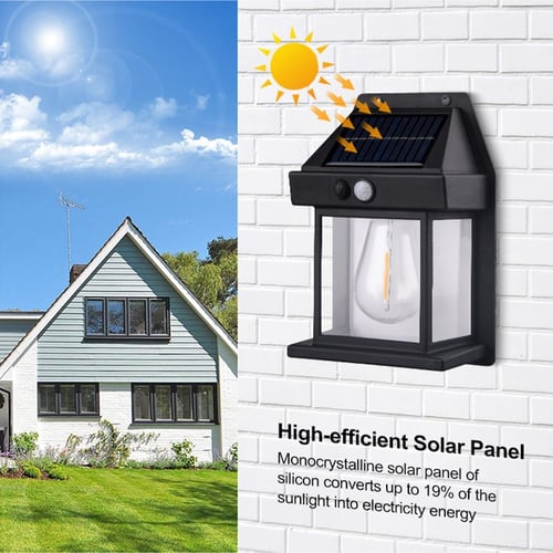 Solar Seren™ Solar-powered outdoor wall lamp