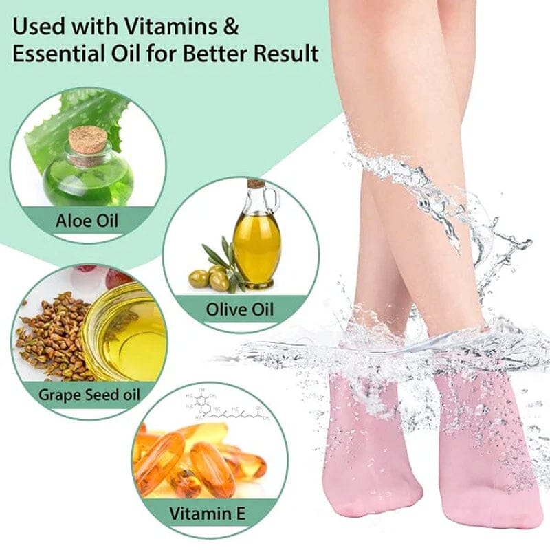 PediSpa™️ Silicone socks that keep your feet moisturized