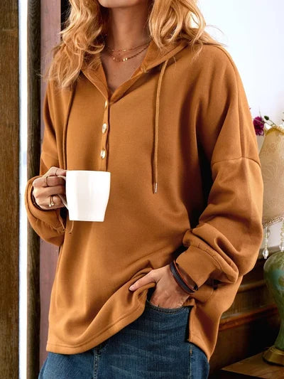 Aude Comfort™ Long-sleeved button-down sweater