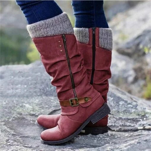Alais Monet™ High winter boots with a zipper