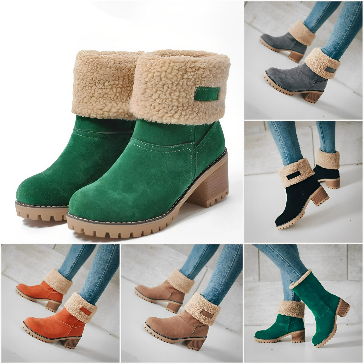 Angeline Bellamy™️ Stylish, warm woolen winter boots