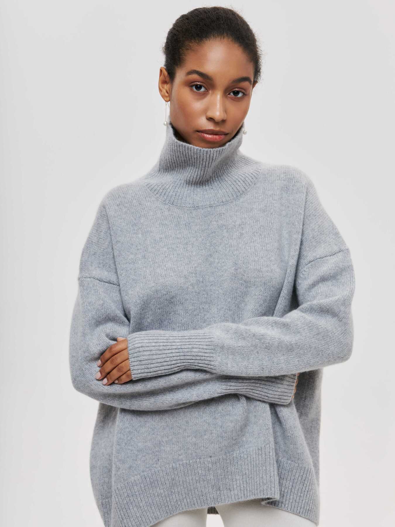 Rita™ Fashionable, warm turtleneck sweater
