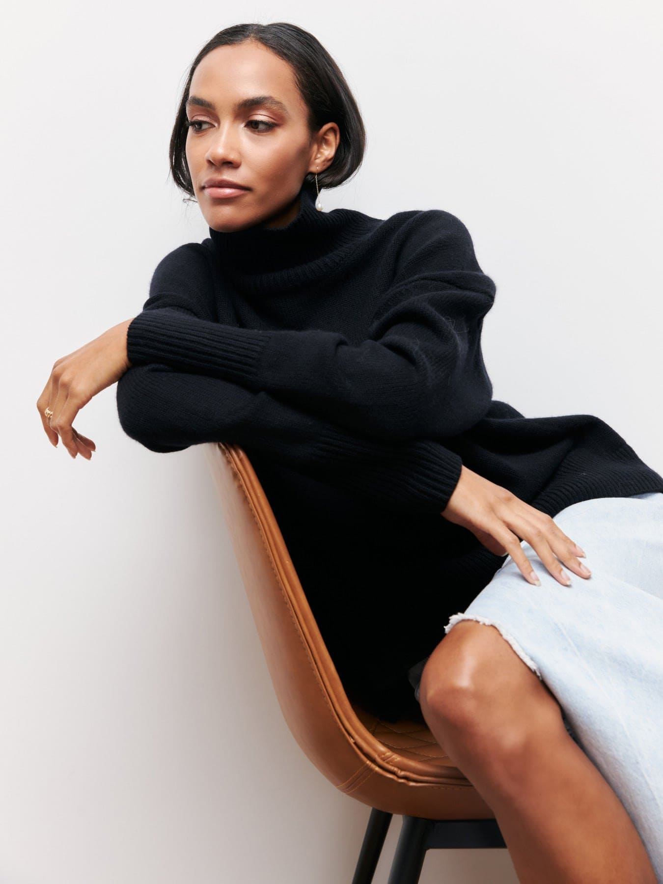 Rita™ Fashionable, warm turtleneck sweater