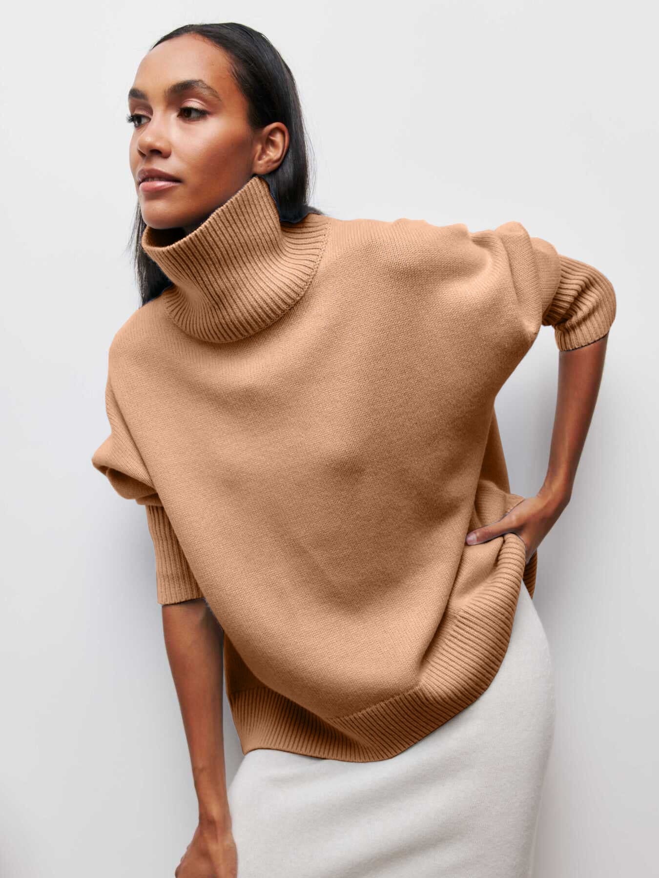 Rita™ Fashionable, warm turtleneck sweater