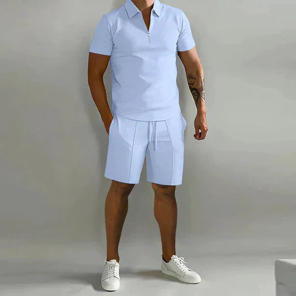 Aleandro Porchia™ Men's Casual Polo and Short Set