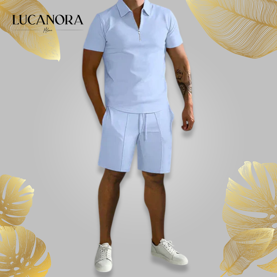Aleandro Porchia™ Men's Casual Polo and Short Set