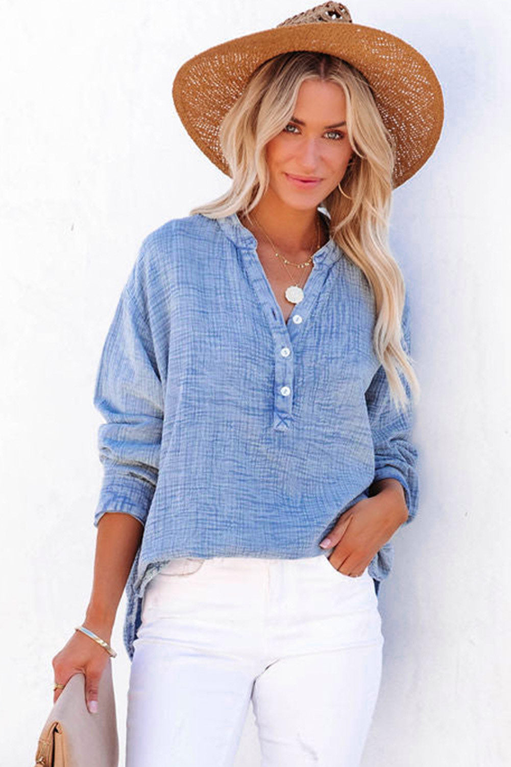 Alessia Belfi™ Women's Casual Button Down Shirt