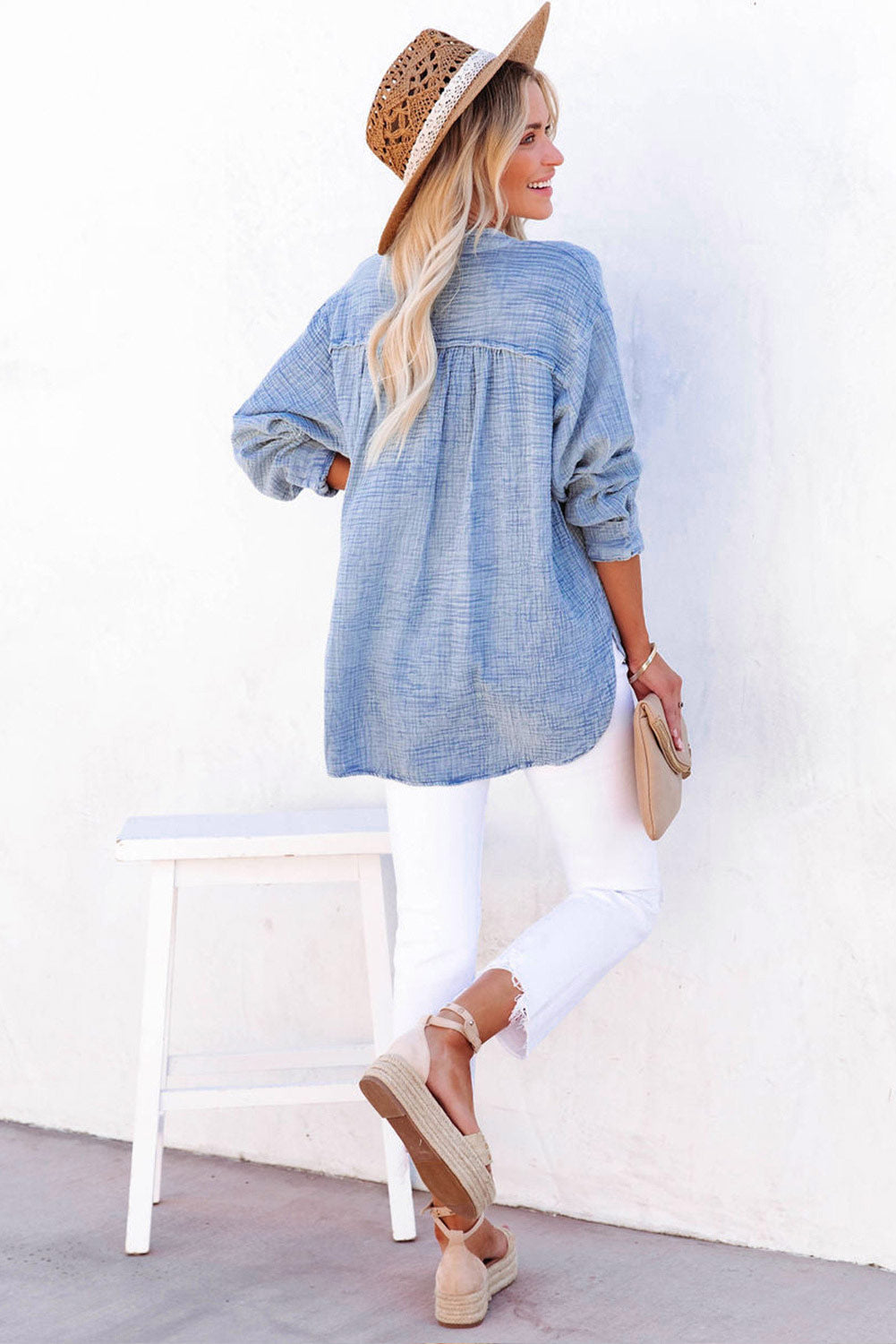 Alessia Belfi™ Women's Casual Button Down Shirt