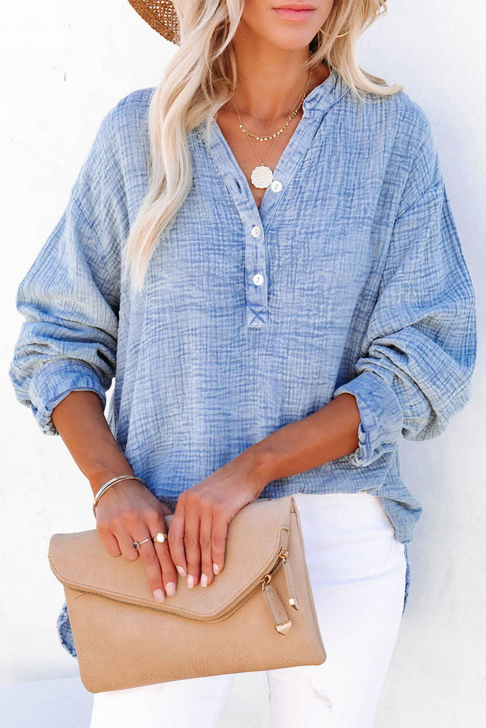 Alessia Belfi™ Women's Casual Button Down Shirt