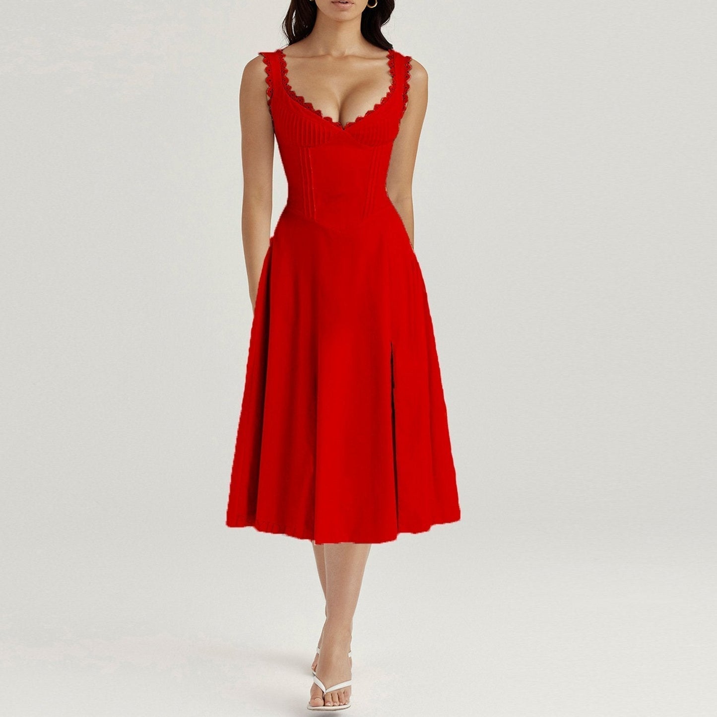 Angelica™️ Midi elegant dress