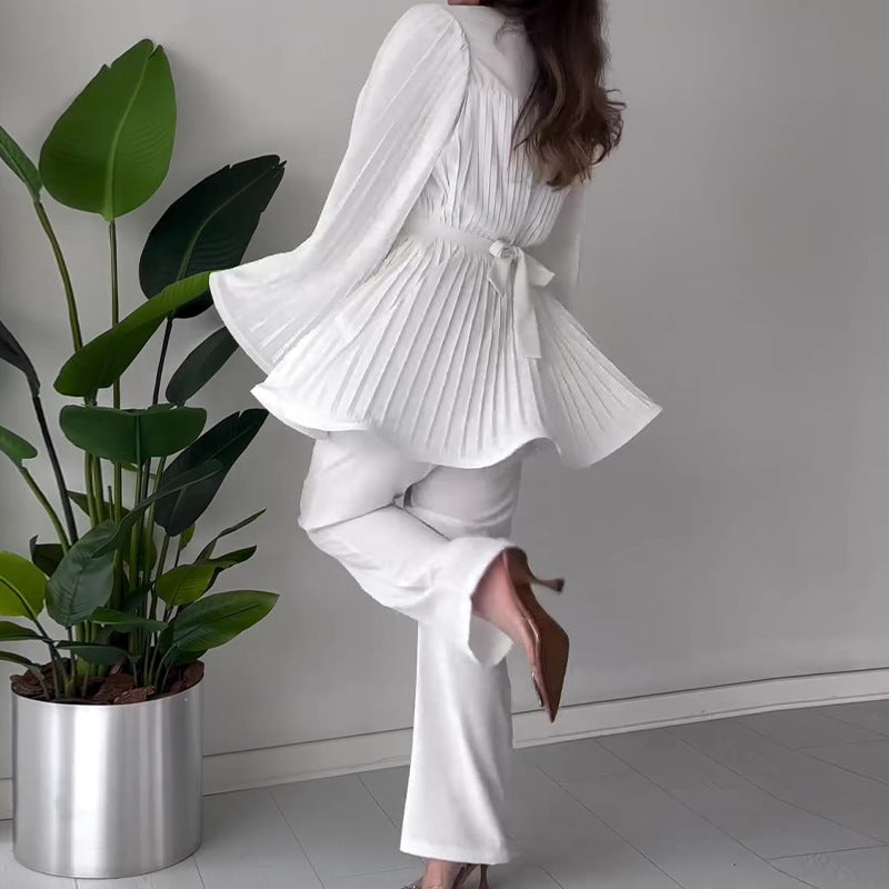 Apollina Fiacco™ Pleated Two-Piece Set