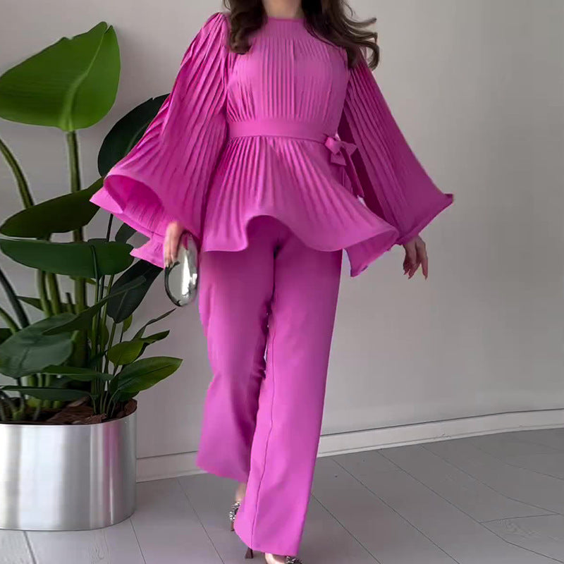 Apollina Fiacco™ Pleated Two-Piece Set