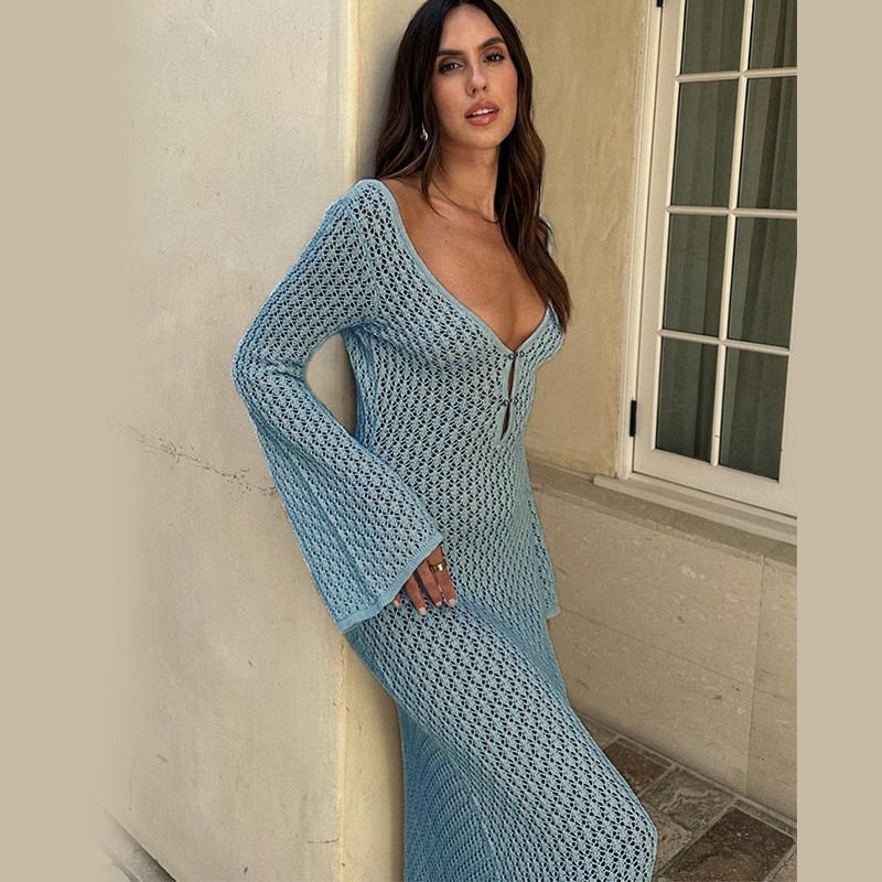 Ariel™ Crochet dress with fishtail braid