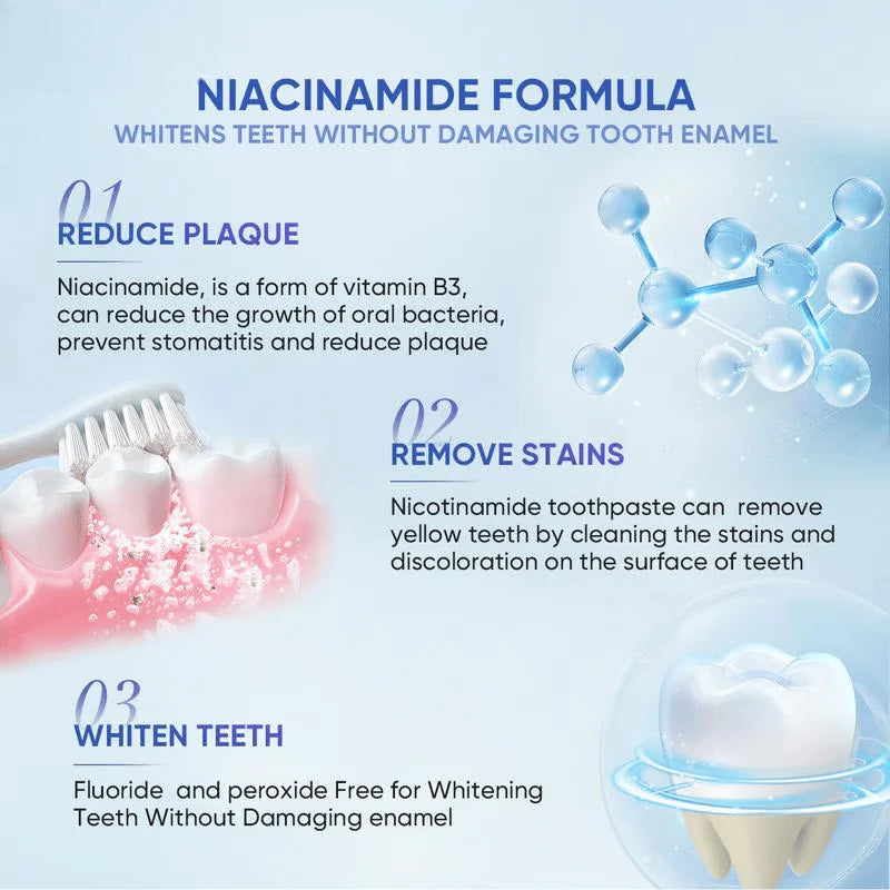 BioWhite™ Whitening toothpaste with niacinamide