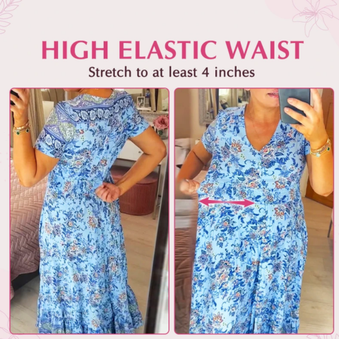 Bonnie™ Floral casual V-neck dress