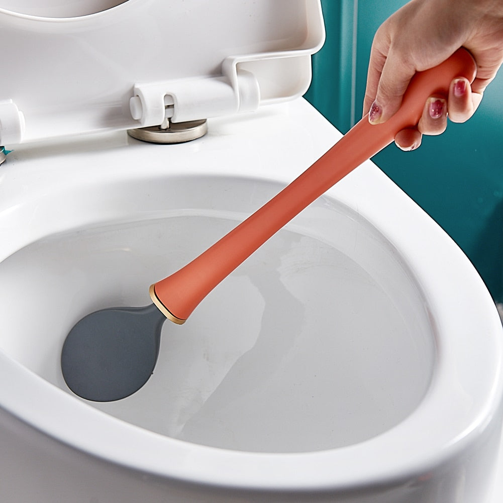 DeluxeClean™ Designer silicone toilet brush
