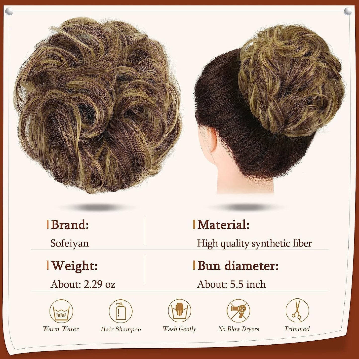 BunClip™ Claw clip messy bun for hair