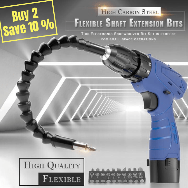 SwiftFlex™ Flexible drill bit extension kit