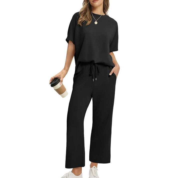 Clelia Diorio™ Casual top and pants set