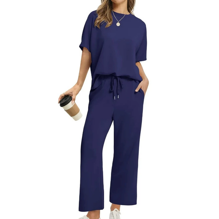 Clelia Diorio™ Casual top and pants set