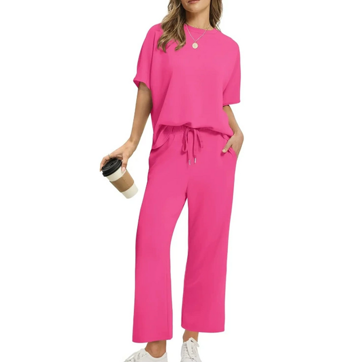 Clelia Diorio™ Casual top and pants set
