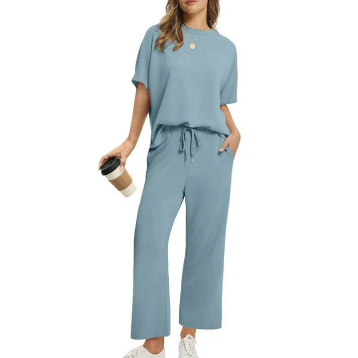 Clelia Diorio™ Casual top and pants set