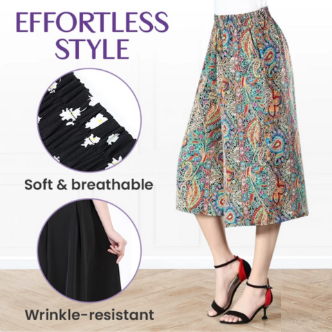 CurvyCharm™ Stretch trousers with wide leg