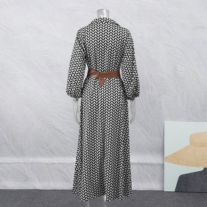 Carlotta™ Elegant long dress in retro style