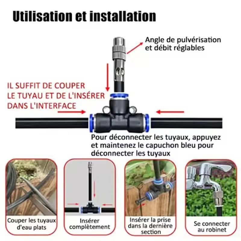 Droplex™ 360° Curved Garden Automatic Irrigation System