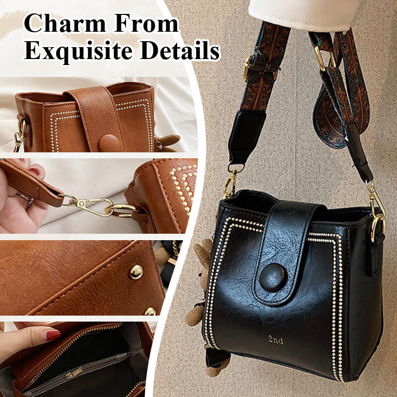 Dulina Rosa™ Vintage Bag with Adjustable Shoulder Strap
