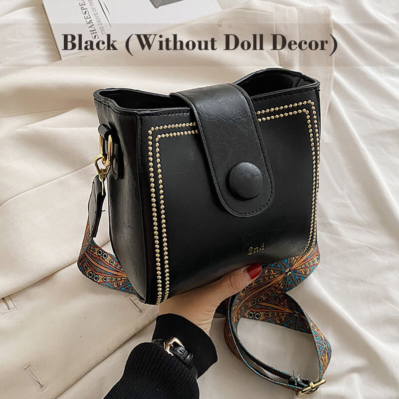 Dulina Rosa™ Vintage Bag with Adjustable Shoulder Strap