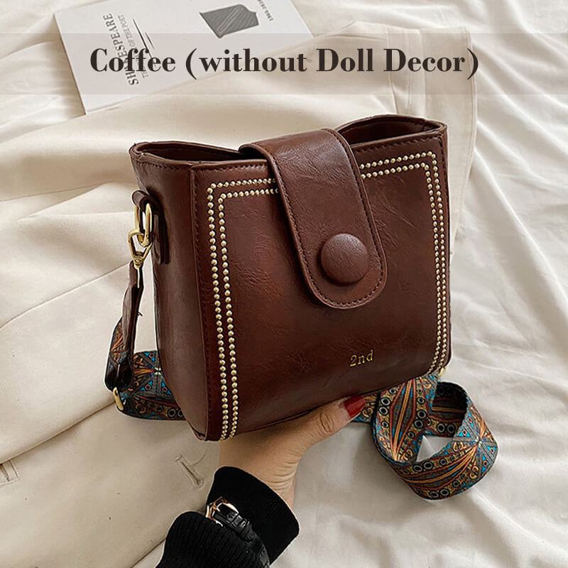 Dulina Rosa™ Vintage Bag with Adjustable Shoulder Strap