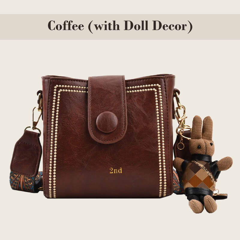 Dulina Rosa™ Vintage Bag with Adjustable Shoulder Strap