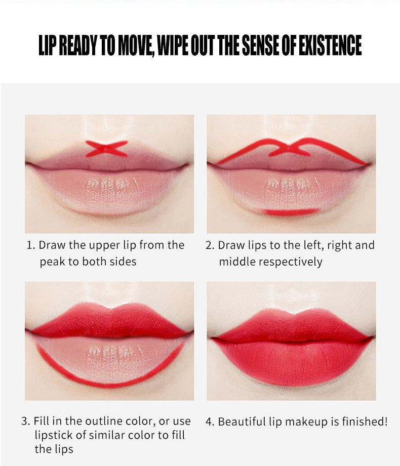 DuoLip™ Waterproof Lipstick with Contour