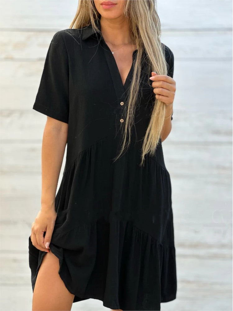 Eliza Philips™ Loose dress with buttons