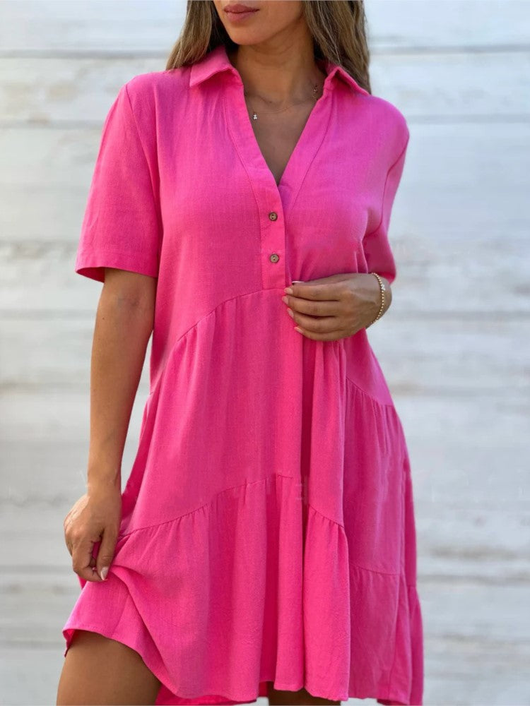 Eliza Philips™ Loose dress with buttons