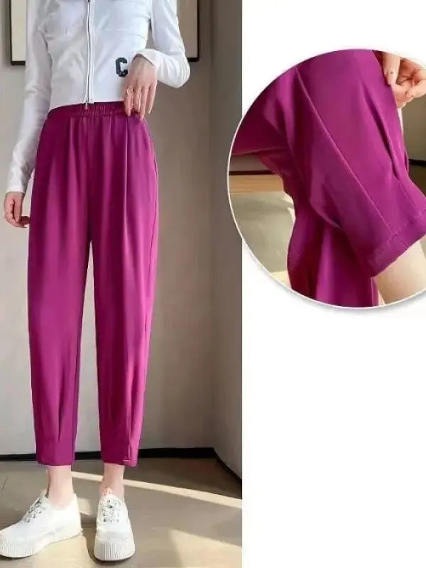 Emily™️ Women's casual cooling straight trousers