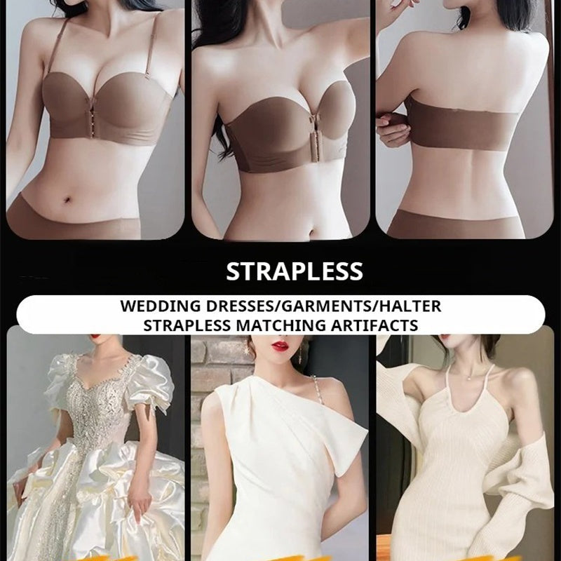 EverLift™ Strapless bra with front fastening