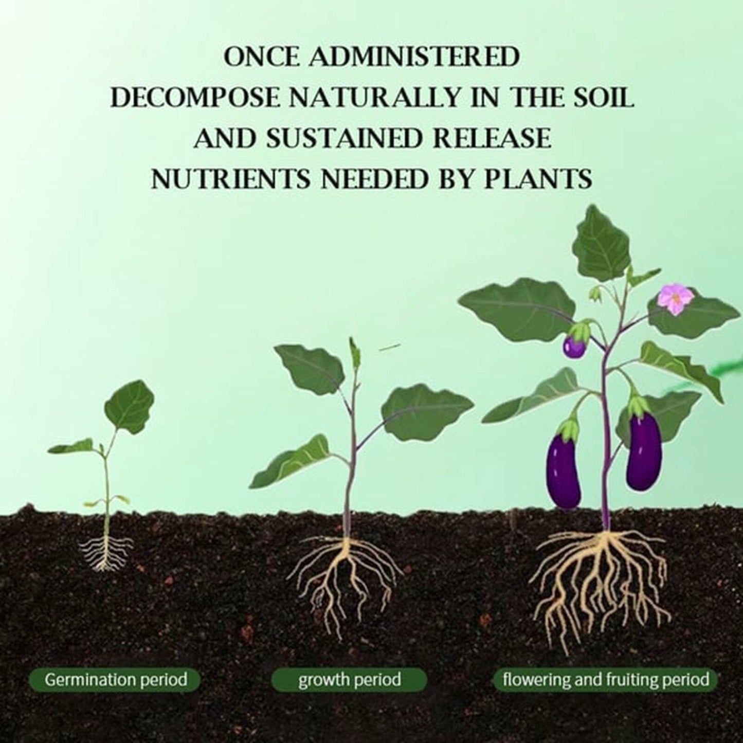 VegiBloom™ Natural tablets for growing plants
