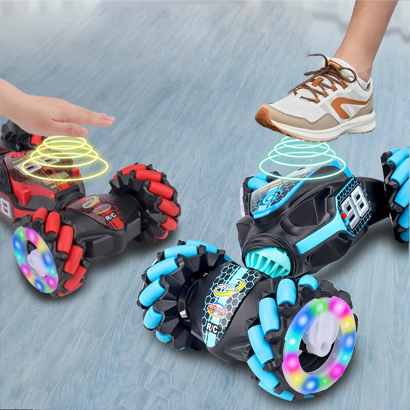 GestoRacer™ Gesture Sensing RC Stunt Car with Lights and Music