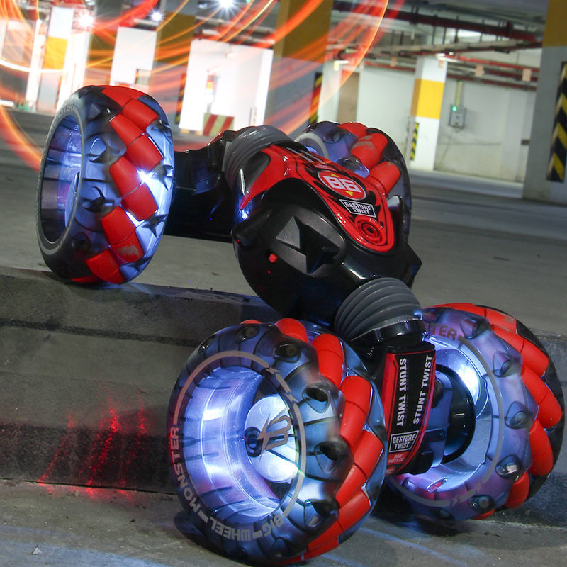 GestoRacer™ Gesture Sensing RC Stunt Car with Lights and Music