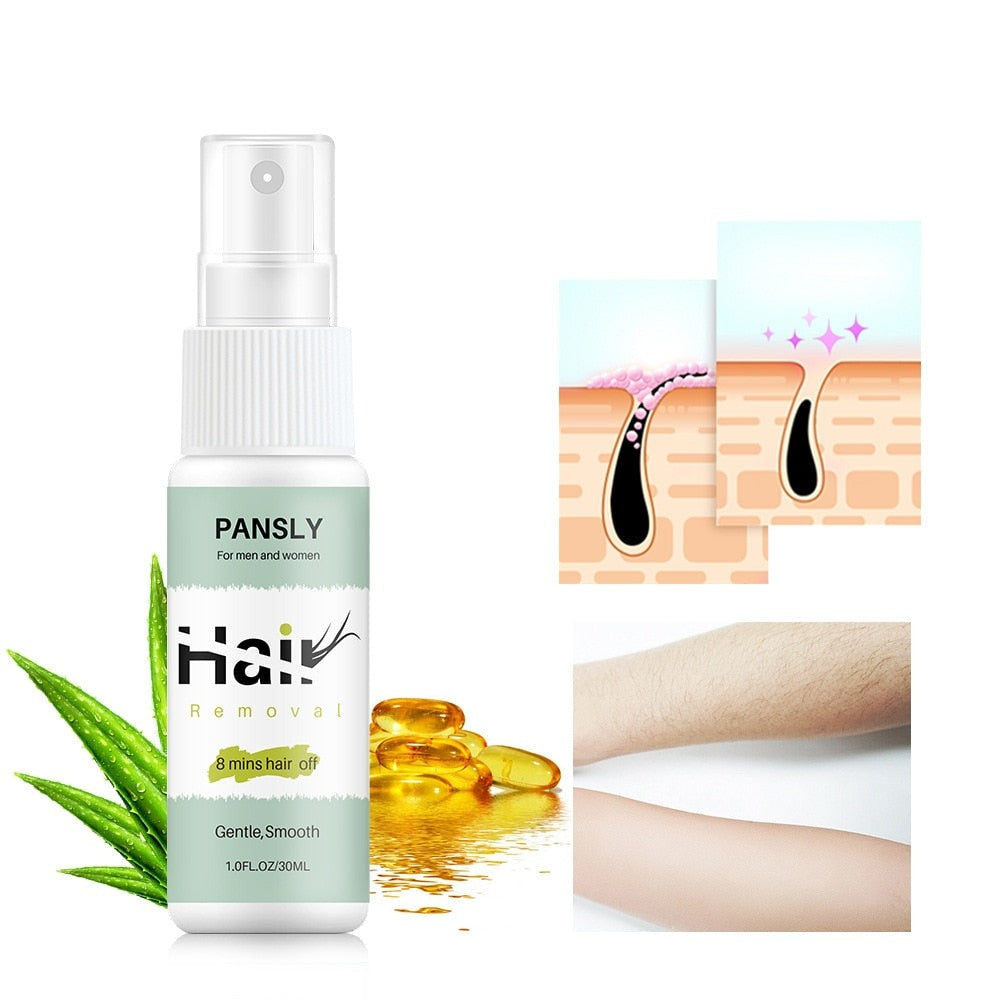 Pansly™ Hair Removal Spray | Quickly, effectively and painlessly!