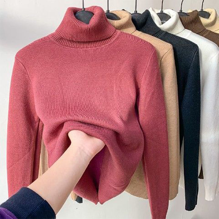 Rubie Baptiste™️ Warm fleece winter turtleneck sweater