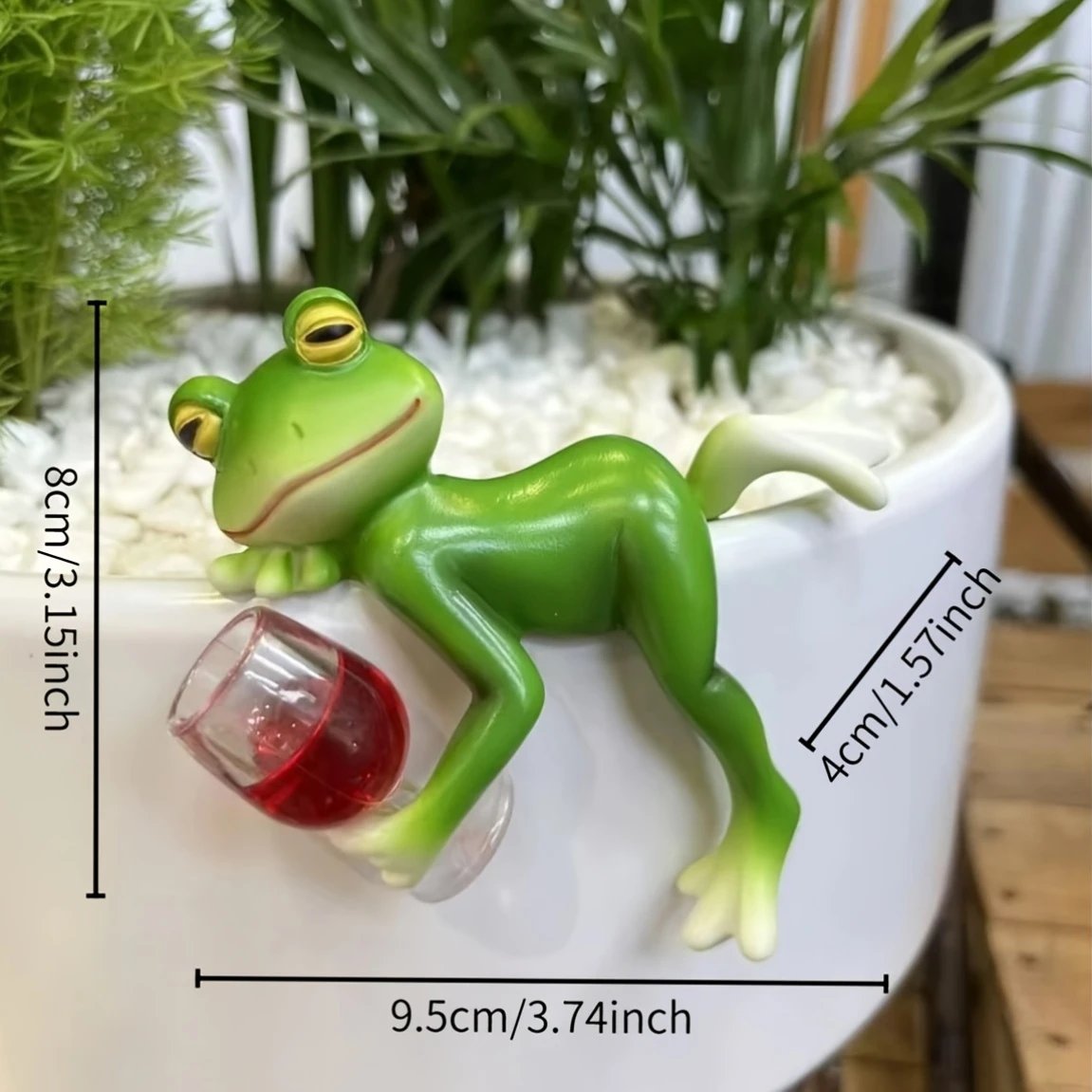 HopKins™ Hanging Frog Flower Pot Ornament