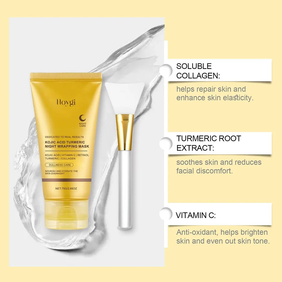 Hoygi™ Kojic Acid Turmeric Night Wrapping Mask