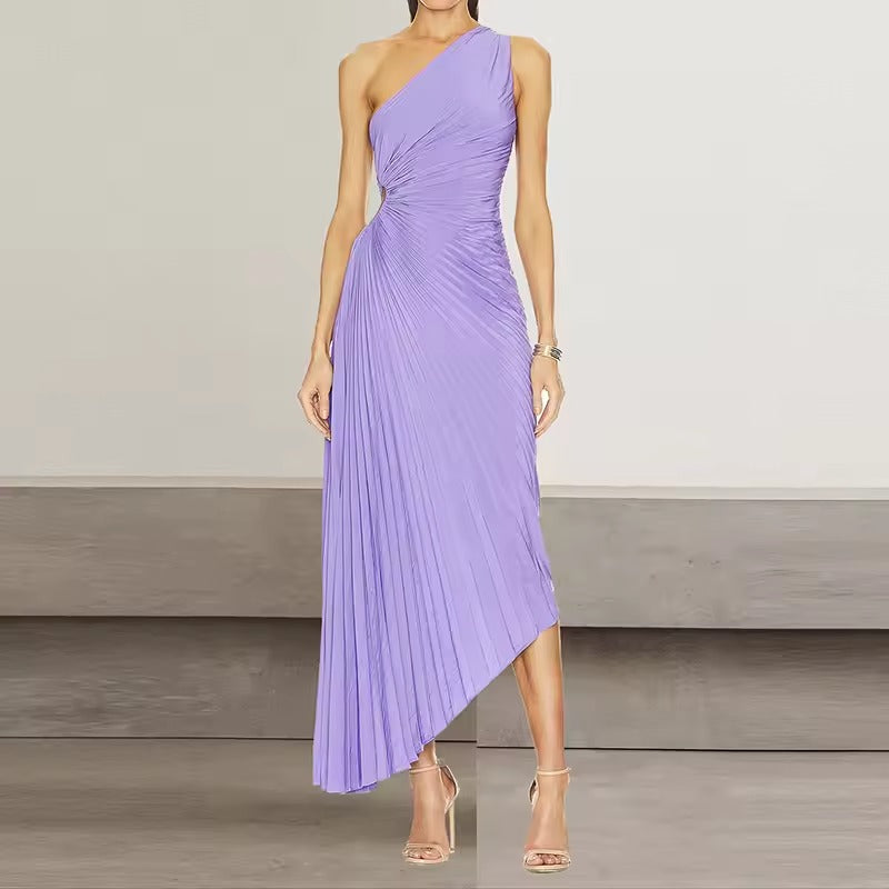 Ida Dominici™ One Shoulder Cut Out Maxi Dress