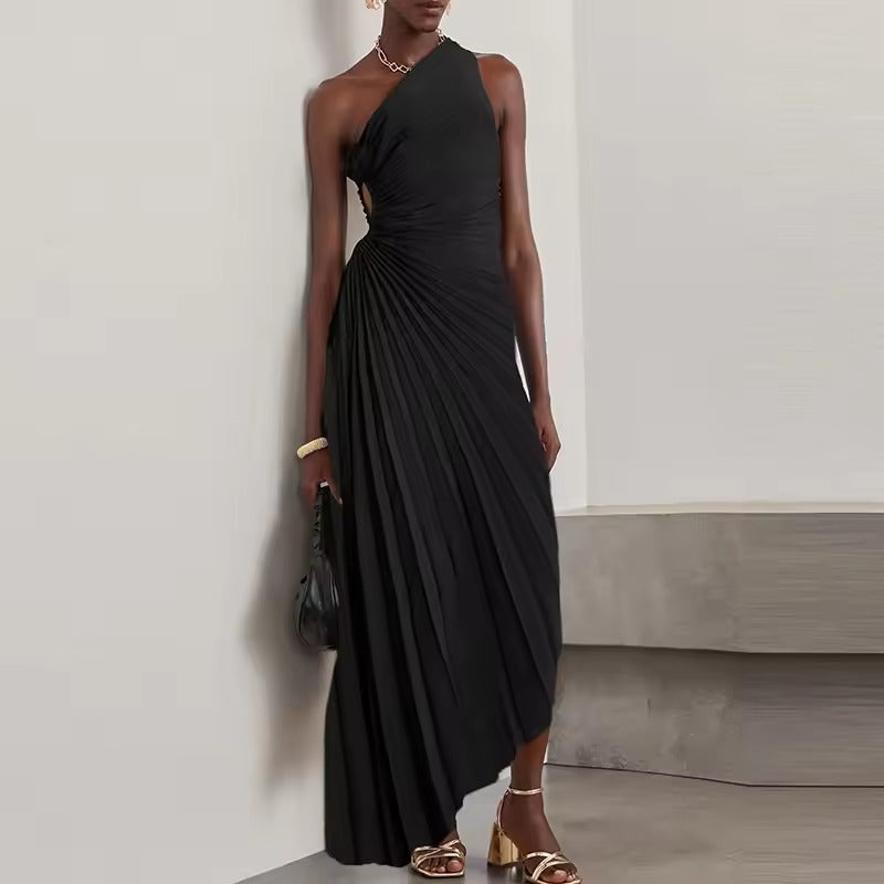 Ida Dominici™ One Shoulder Cut Out Maxi Dress